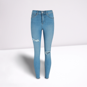 High-Waist Skinny Jeans